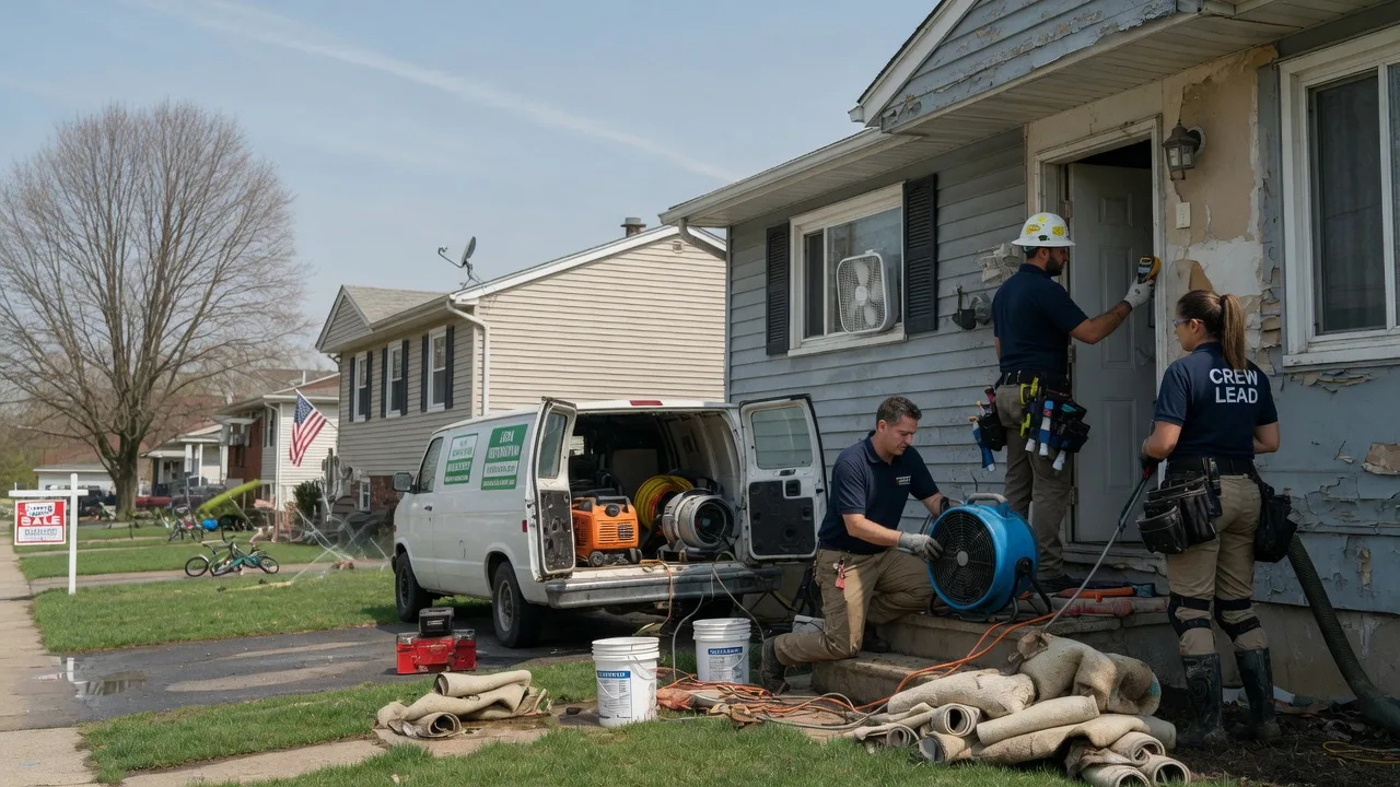 Flood Cleanup in Tennyson, IN near me
