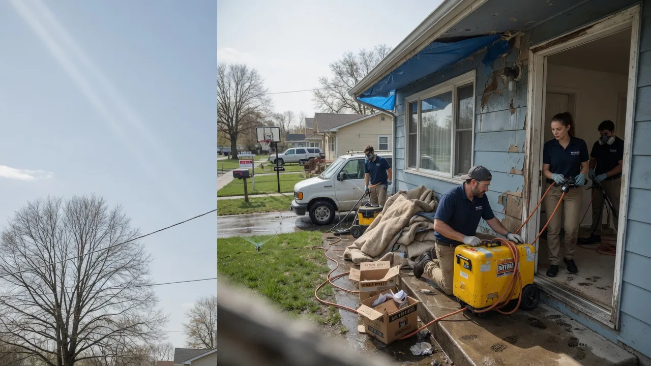 Basement Flood Cleanup in Tennyson, IN near me